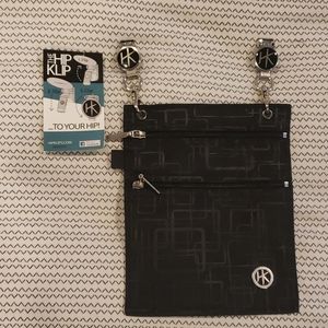 NWOT HipKlip in Black Square Design